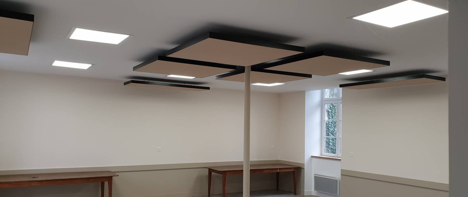 Amelioration Acoustique Et Decoration De Plafond A Rouen